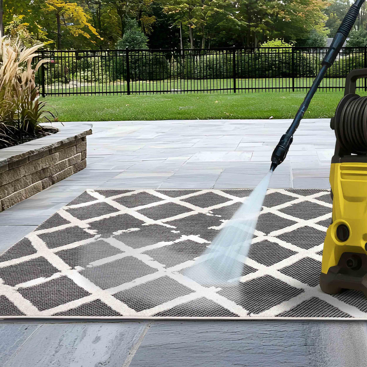 KURZFLORTEPPICH SERINA - Grau, Textil (120/170cm) - Astra