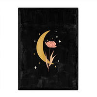 POSTER Abstrakte Pflanzen A3 Rahmenlos - Klar, Papier (29.7/5/42cm) - Nacnic