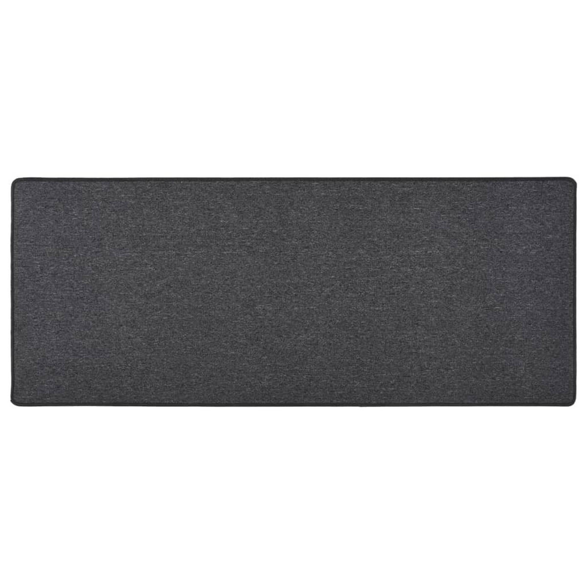 LÄUFER 80/200 cm aus Nadelvlies Anthrazit - Anthrazit, Kunststoff/Textil (80/200cm) - vidaXL