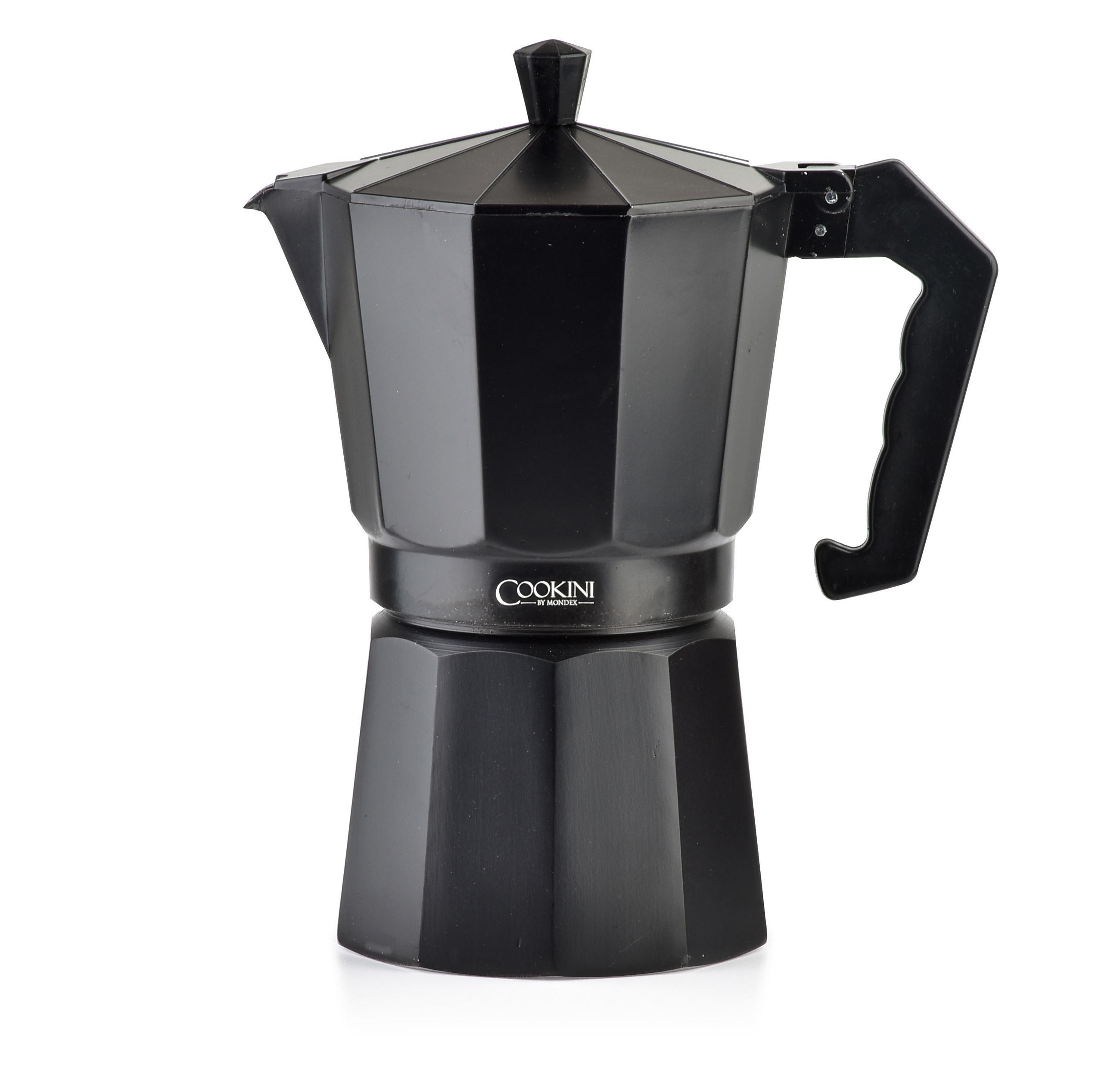 ESPRESSOKOCHER Teresa Schwarz 17/11/21 cm Metall - Schwarz, Metall (11/21/17cm) - Mondex