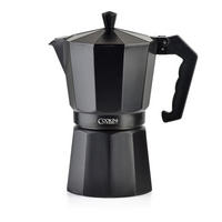 ESPRESSOKOCHER Teresa Schwarz 17/11/21 cm Metall - Schwarz, Metall (11/21/17cm) - Mondex