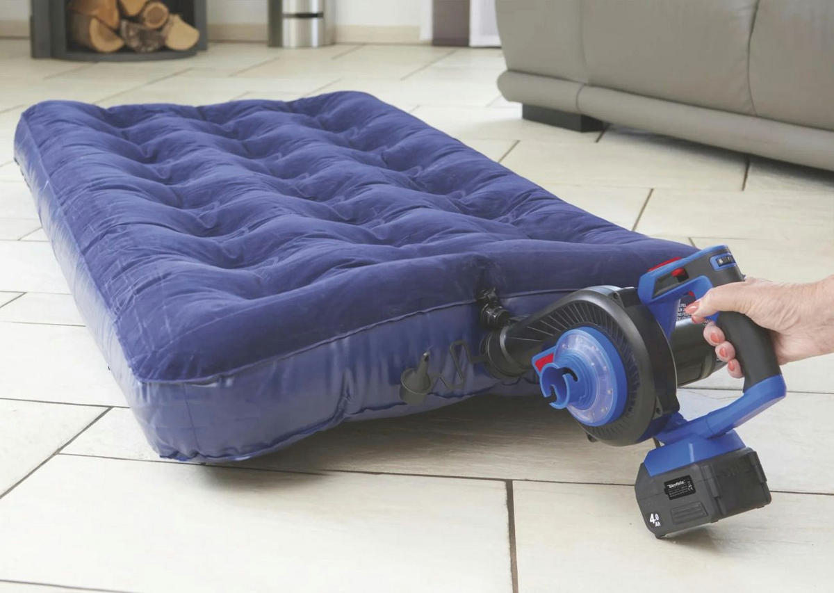 LAUBBLÄSER 3-in-1 Akku, 18 Volt, Li-Ion - Blau, Kunststoff (1/1/30cm) - Westfalia