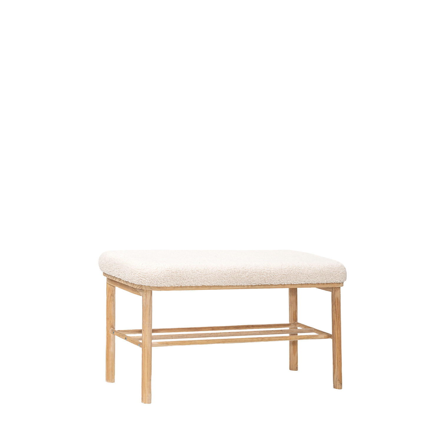 Klast Home Bettende Weiß 90x46x35 cm