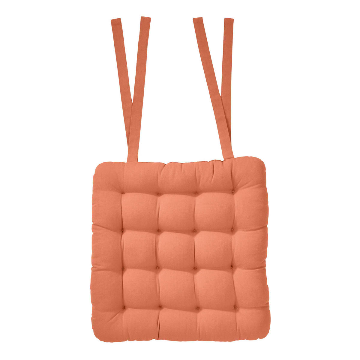 STUHLKISSEN Solid 35x37 cm - Orange, Textil (37/35cm) - Butlers