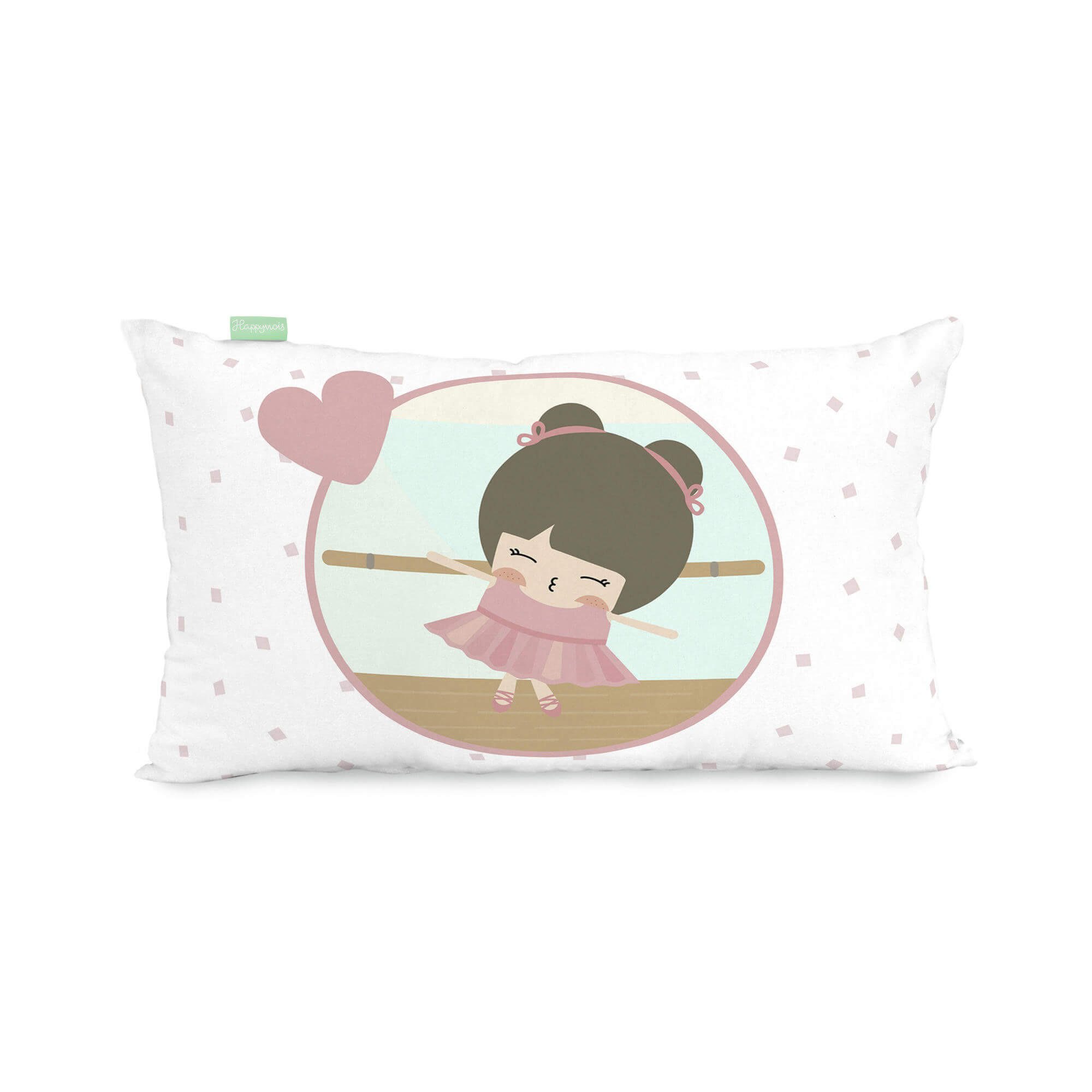 KISSENBEZUG dancing 50x30 cm mehrfarbig - Multicolor, Textil (50/30cm) - Happy Friday