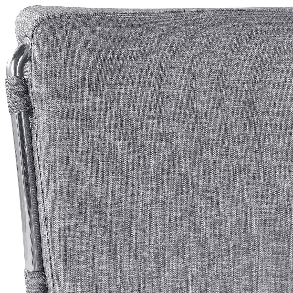 POLSTERBETT 160/200cm Grau Paris - Grau, Textil (160/200cm) - Beliani