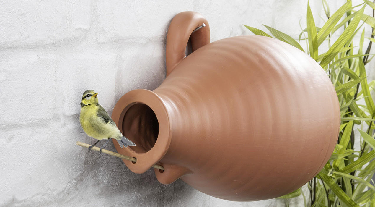 Vogelhaus Ton