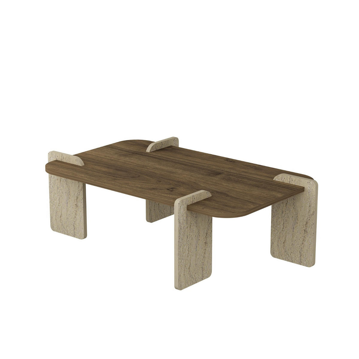 COUCHTISCH Twinkle Braun 60x120 - Braun, Holzwerkstoff (60/120/35cm) - moebel17