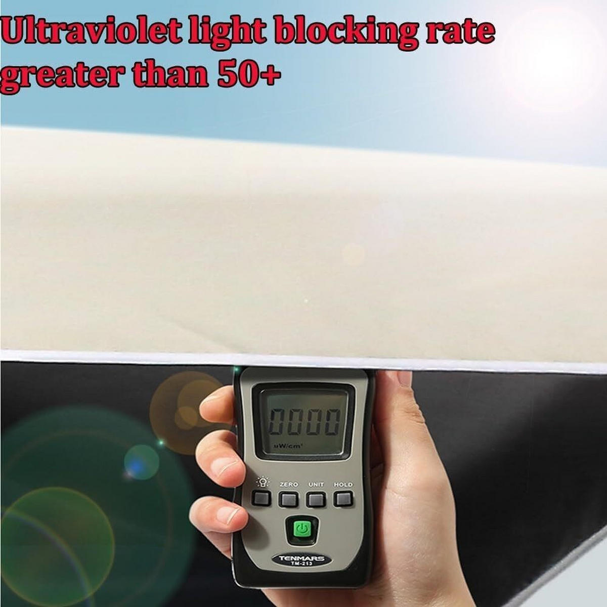SONNENSCHIRM, cremefarben, UPF≥50+, Schirmdurchmesser: 160cm - Beige, Kunststoff (160/160cm) - Weltevree