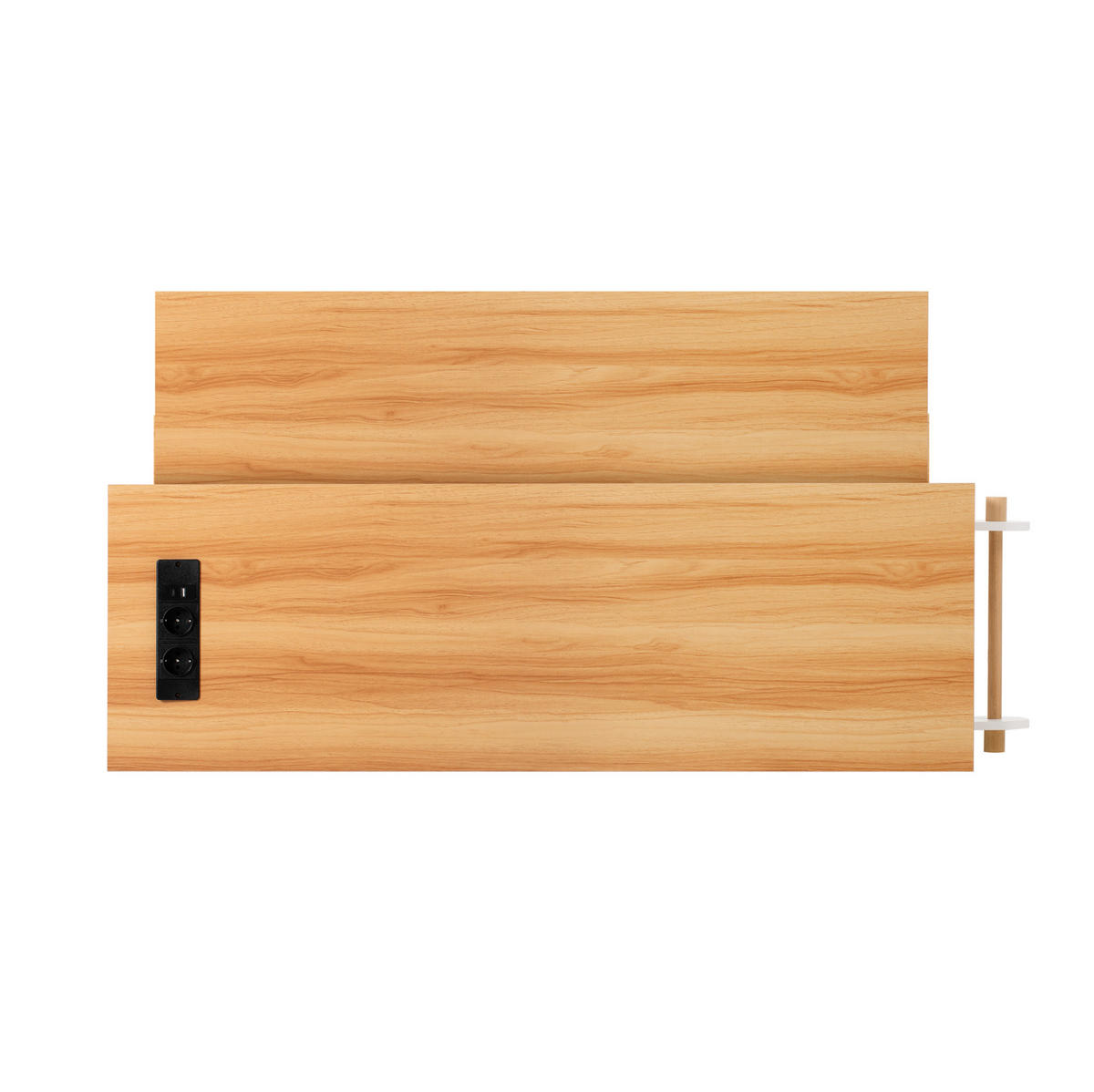 KÜCHENINSEL 120/40-75/92 cm in Weiß mit Rollen und ausziehbarer Arbeitsplatte - Weiß, Holzwerkstoff (120/92/40cm) - Flora Grace