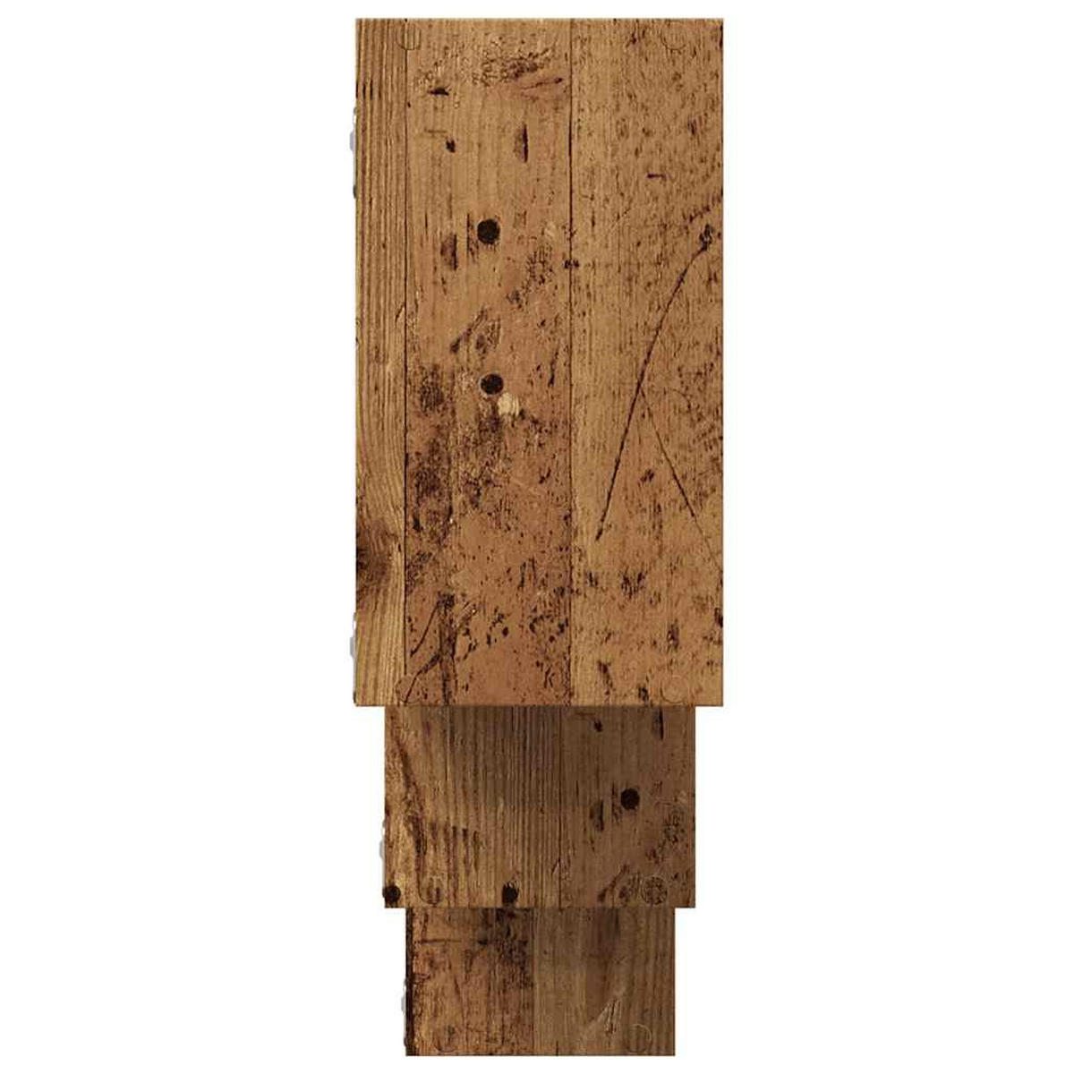 WANDREGAL Altholz-Optik 159/18/66 Cm Holzwerkstoff - Braun, Holzwerkstoff (18/66/159cm) - vidaXL
