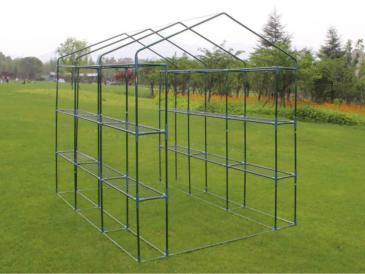 GEWÄCHSHAUSFOLIE Grün - Grün, Kunststoff (250/210/170cm) - Habitat Garten