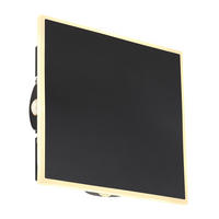 LED WANDLEUCHTE Metall Schwarz - Schwarz, Metall (20/20/20cm) - Globo Lighting