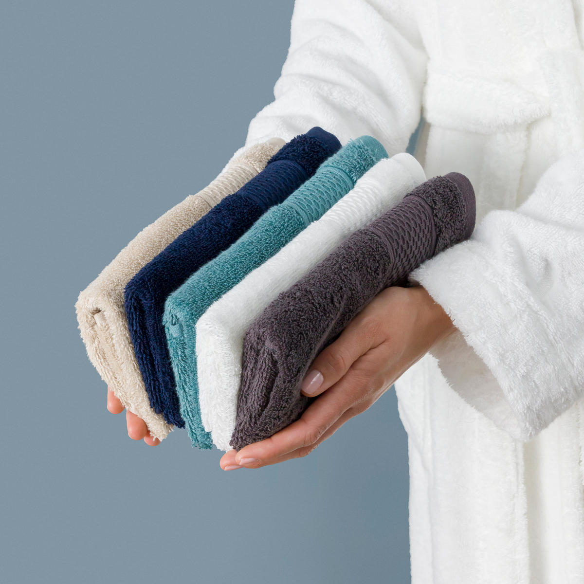 HANDTUCH PURE LUXURY - Weiß, Textil (50/100cm) - MÖVE