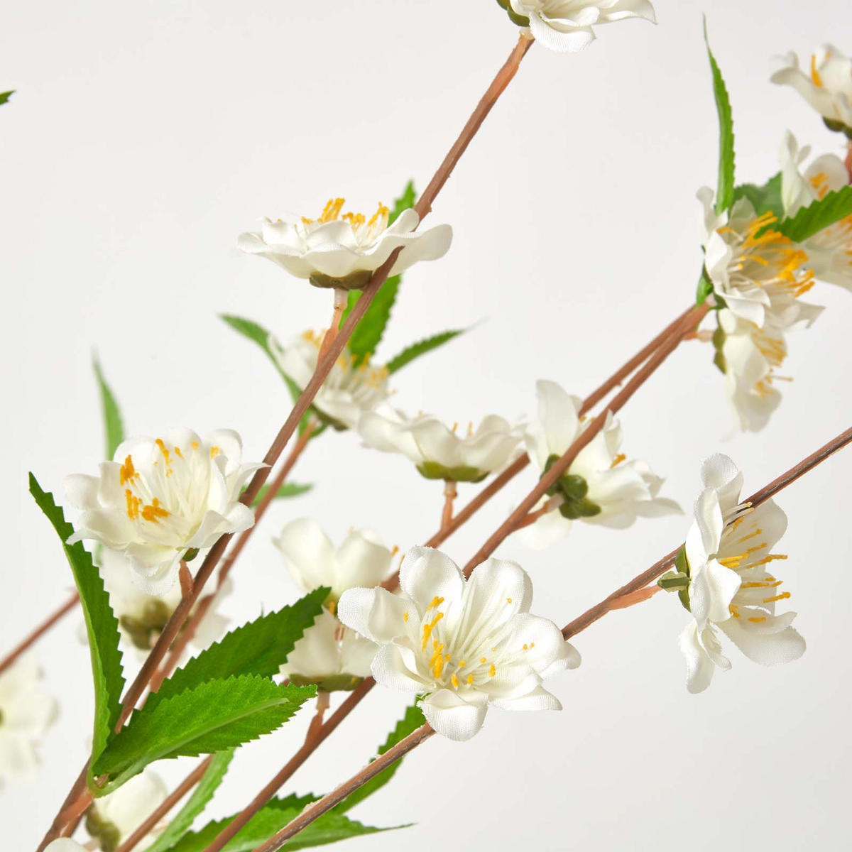 KUNSTBAUM Blüten creme, 155 cm hoch - Creme, Kunststoff (150cm) - Homescapes