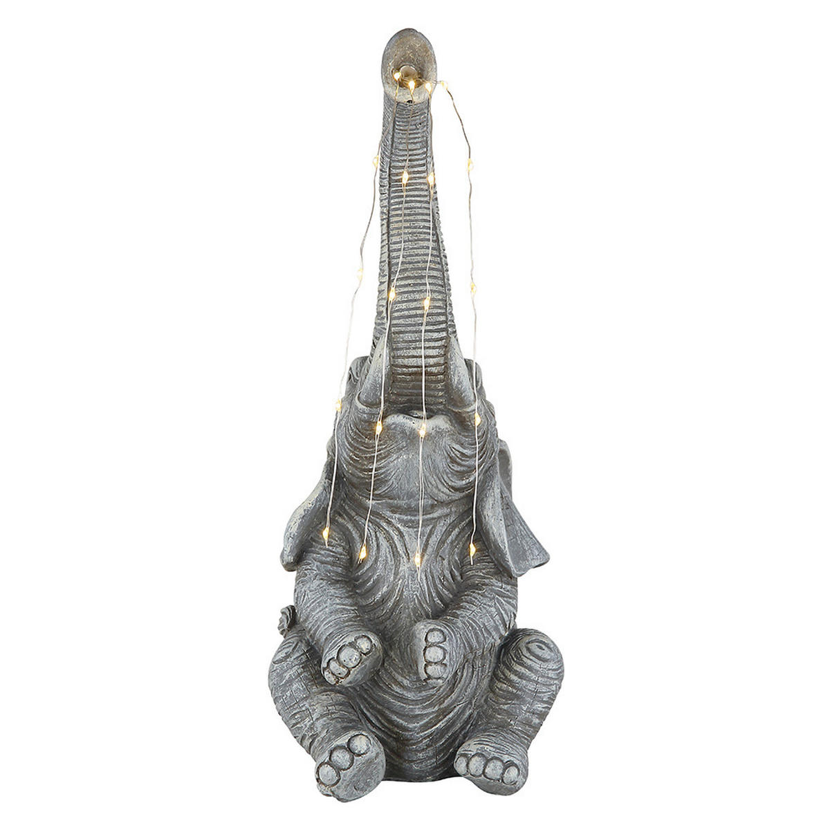 LED AUSSENLEUCHTE Grau Kunststoff 2er Set - Grau, Glas (19/13.5/27.5cm) - Globo Lighting