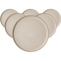 SPEISETELLER Olivia beige ø 26,5 cm 6er Set - Beige, Keramik (26.5cm) - Ritzenhoff Breker