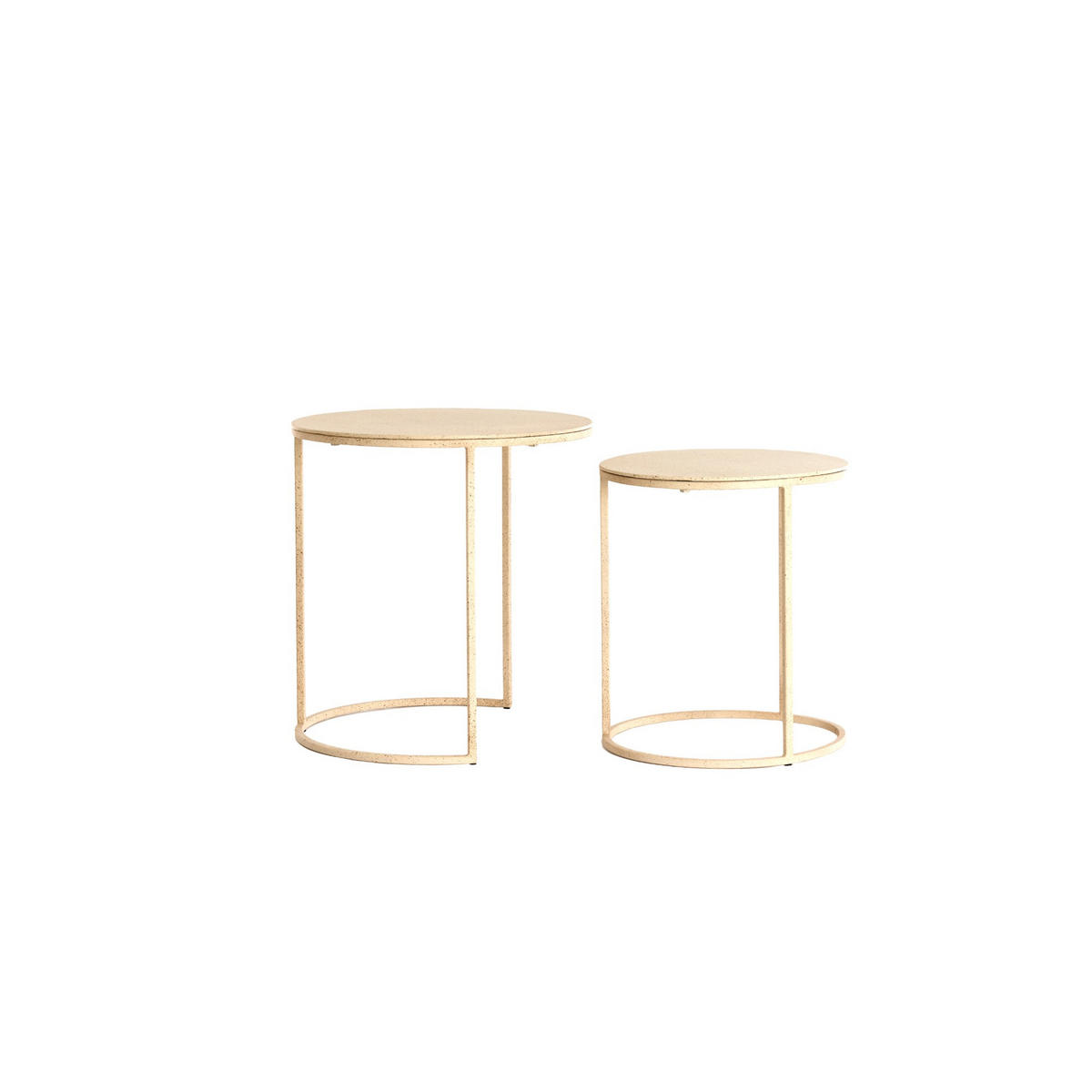 BEISTELLTISCH Sadar Braun 52/52/46 cm - Braun, Metall (52/52/46cm) - Light & Living