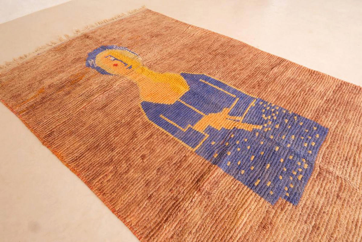 BERBERTEPPICH aus Marokko aus reiner Wolle 200x 300 cm - Braun, Naturmaterialien (200/300cm) - AFK Living