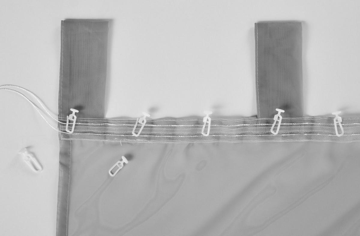 SCHLAUFENGARDINEN Voile 2er Set 175x140 cm Grau - Grau, Textil (140/175cm) - Gardinenbox.eu