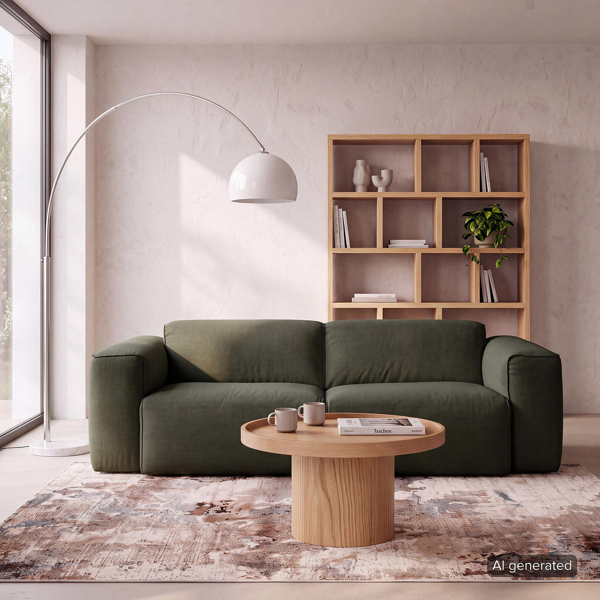 2-SITZER SOFA - Schwarz/Grau, Kunststoff/Textil (220/71/102cm) - home24