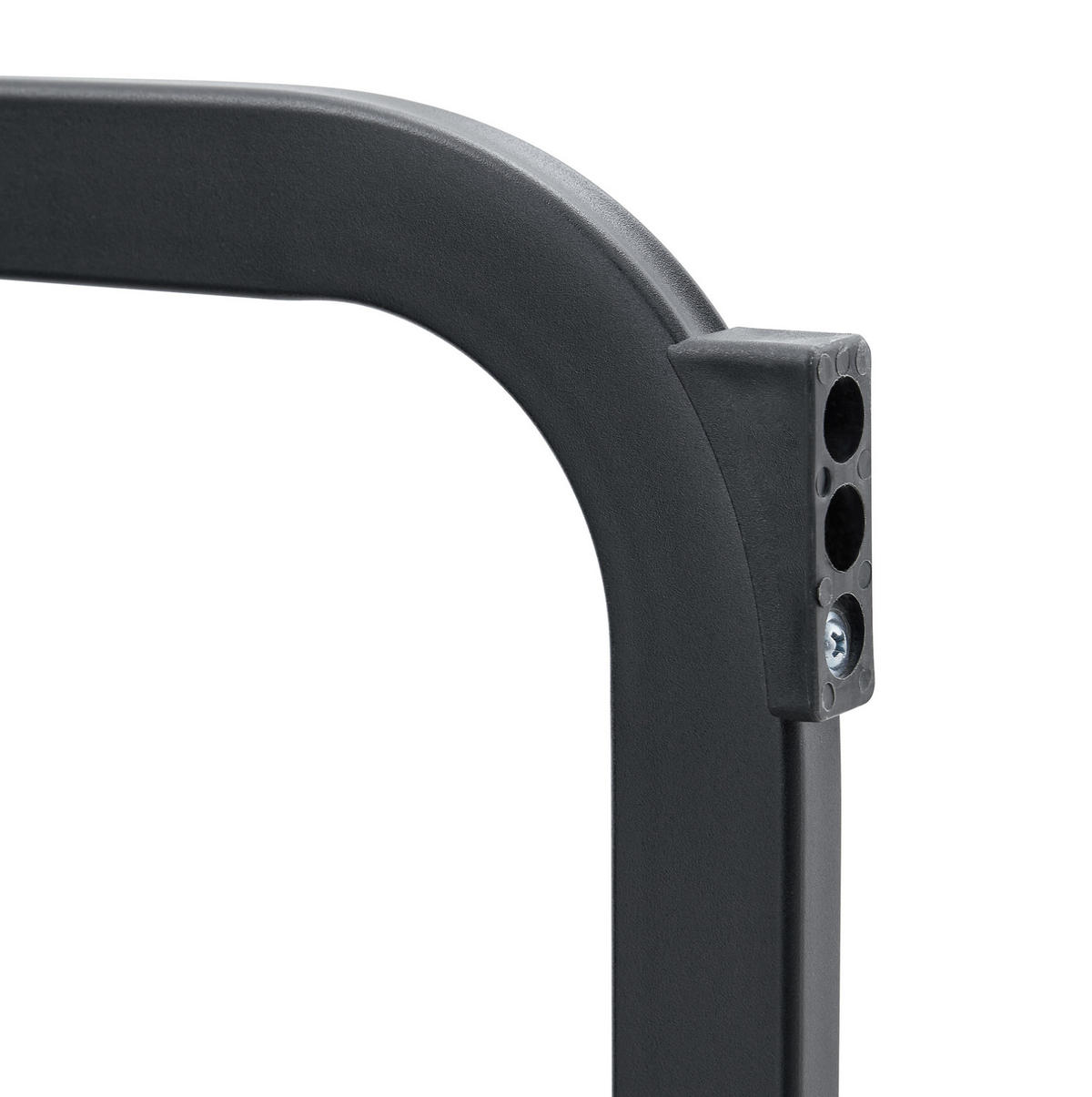ESSZIMMERSTUHL 2er-Set mit hoher Rückenlehne 100 cm PU-Lederoptik Schwarz - Schwarz, Metall (63/100/43cm) - Meubliv