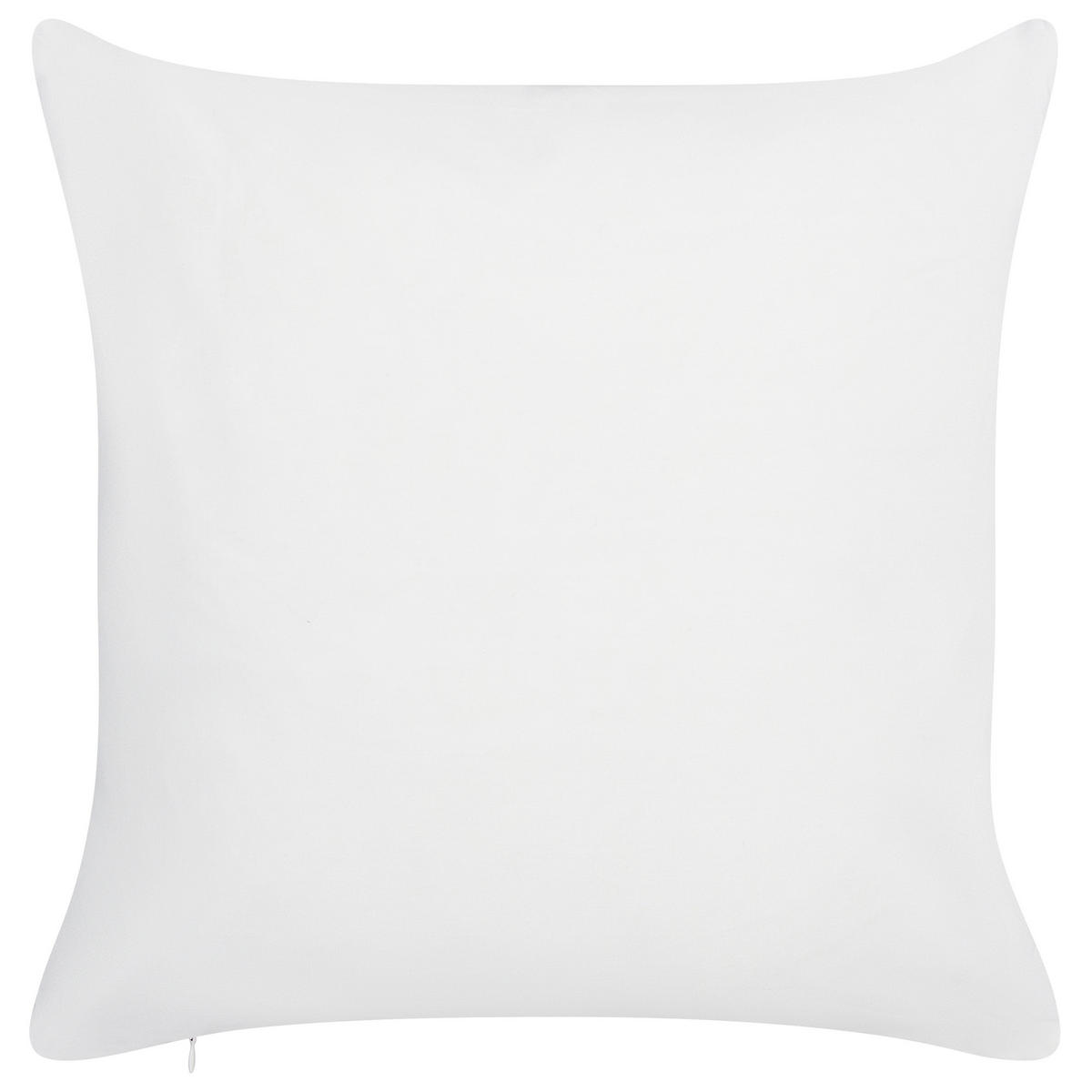 GARTENKISSEN 2er-Set abstraktem Motiv pastellrosa 45/45 cm Campei - Rosa, Textil (45/45cm) - Beliani
