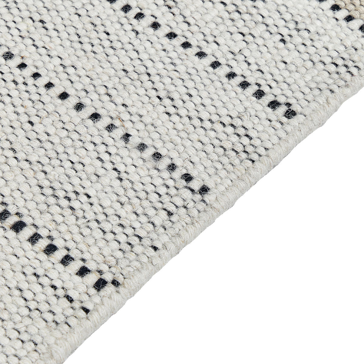 TEPPICH geflochten Yazlik 200/140 cm - Beige, Textil (140/200cm) - Beliani