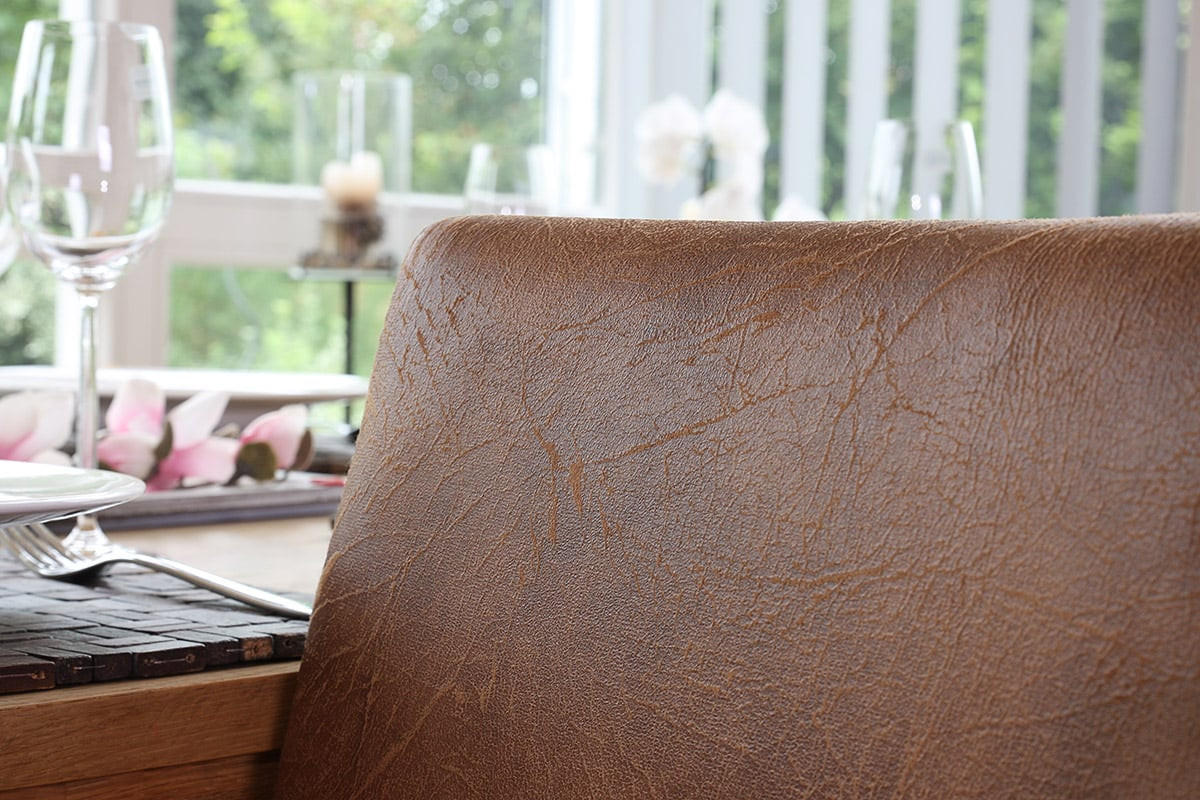 ESSZIMMERSTUHL TEXTIL Braun 6er-Set - Braun, Textil (43/90/56cm) - MCW