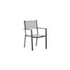 GARTENESSSTUHL COPACABANA Grau 57x61x88 cm - Grau, Metall (57/88/61cm) - FURNLUX