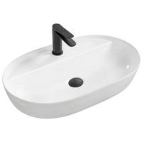 AUFSATZWASCHBECKEN AURA 60,5/40,5/13,5 cm - Weiß, Keramik (60.5/13.5/40.5cm) - REA