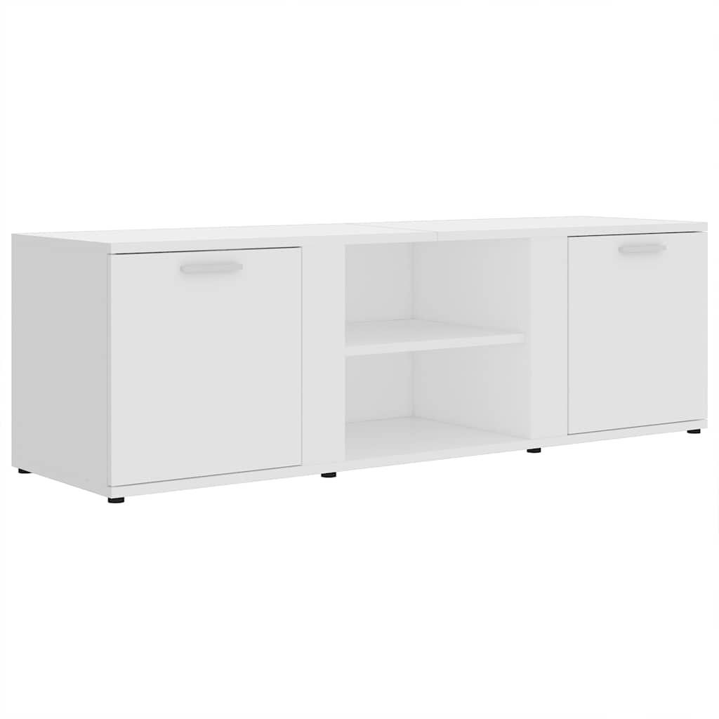 TV-SCHRANK Weiß 120x34x37 cm Holzwerkstoff - Weiß, Holzwerkstoff (120/37/34cm) - furnicato
