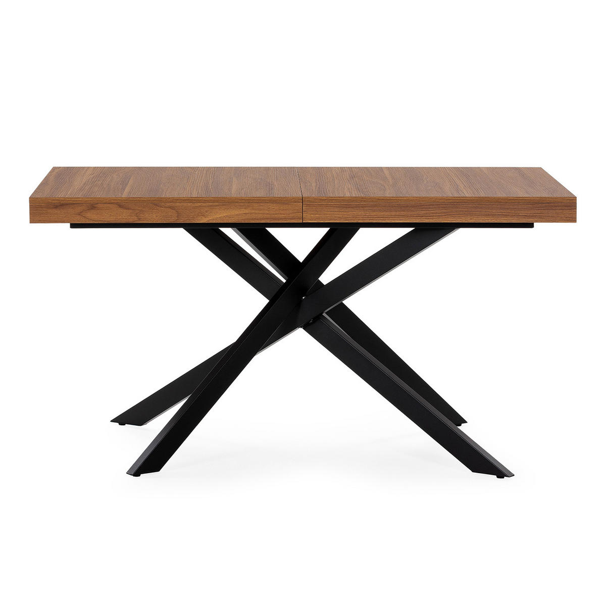 MASA DE MASA Palermo aspect de nuc comun, 140-180 cm - culoare nucă, compozit lemnos (80/140/75cm) - VS Venta-stock