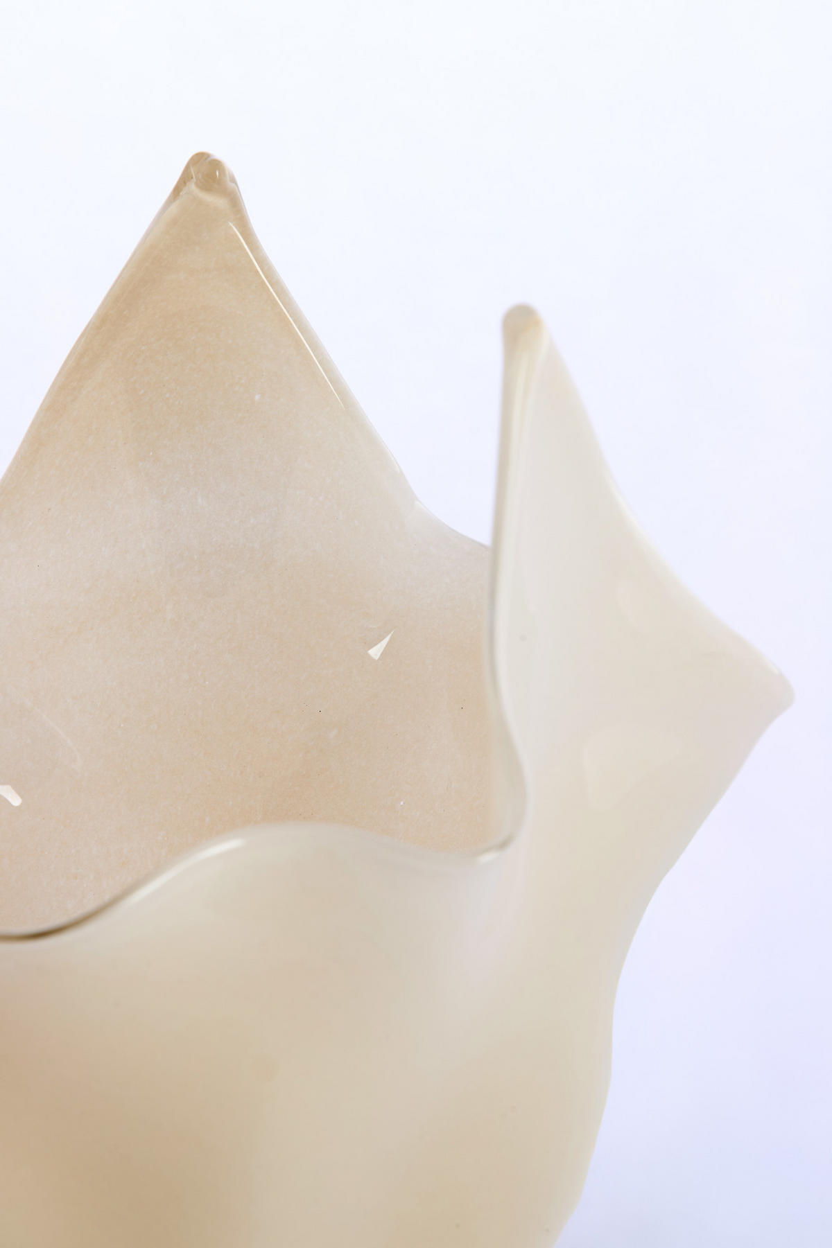 VASE Aiora Weiß Ø42/53 cm - Weiß, Glas (42/53cm) - Light & Living