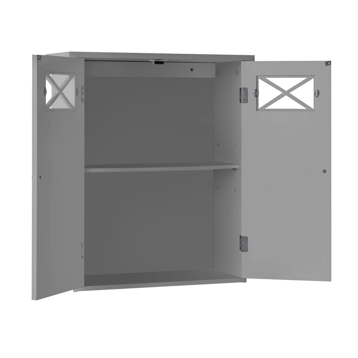 HÄNGESCHRANK Grau - Grau, Holzwerkstoff (17.8/61/61cm) - Teamson Home