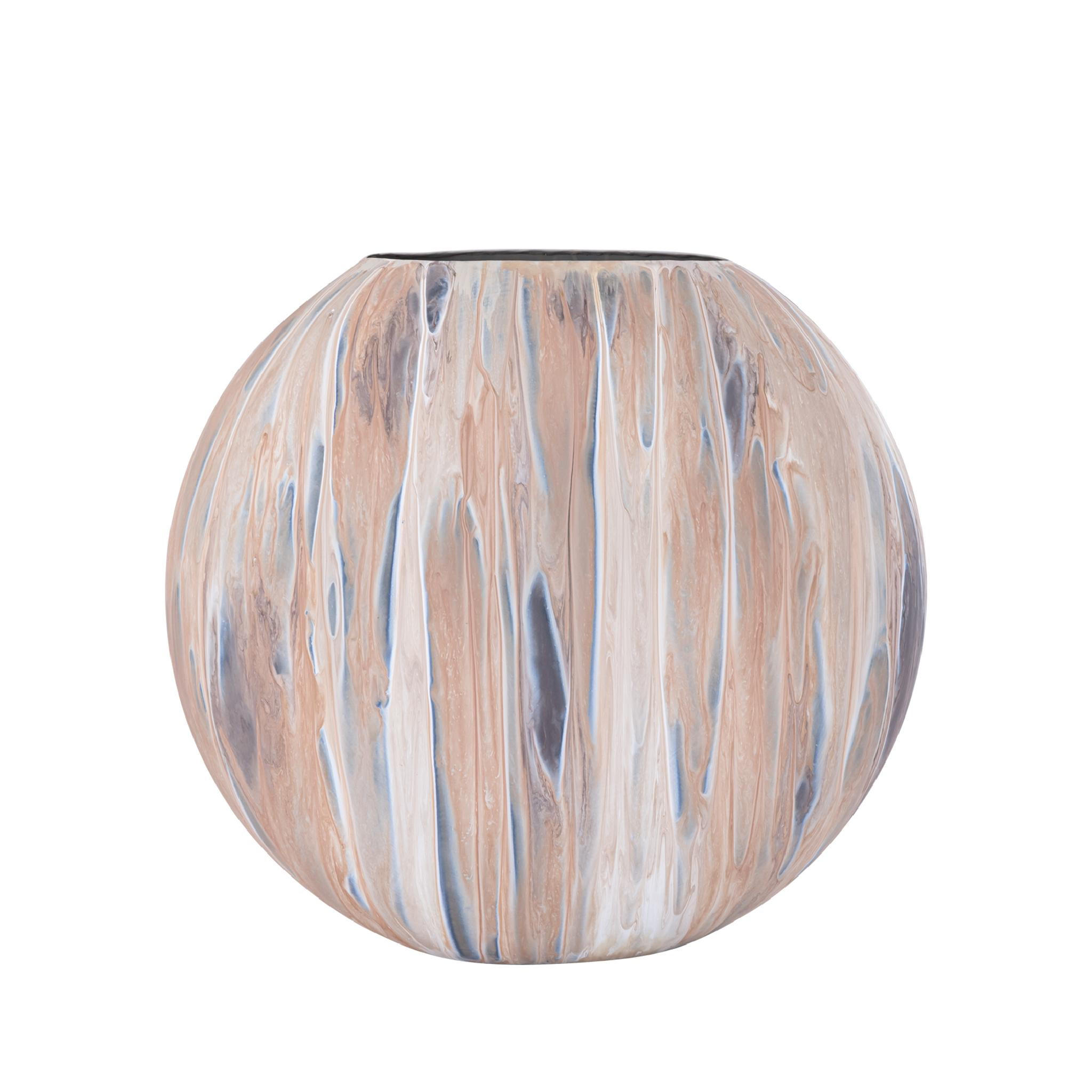 TOPF Meriko Braun 53/22/48cm - Braun, Metall (48cm) - PTMD Collection