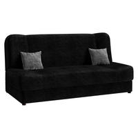 SCHLAFSOFA Jonas Premium - Schwarz, Holz/Textil (195/86/87cm)