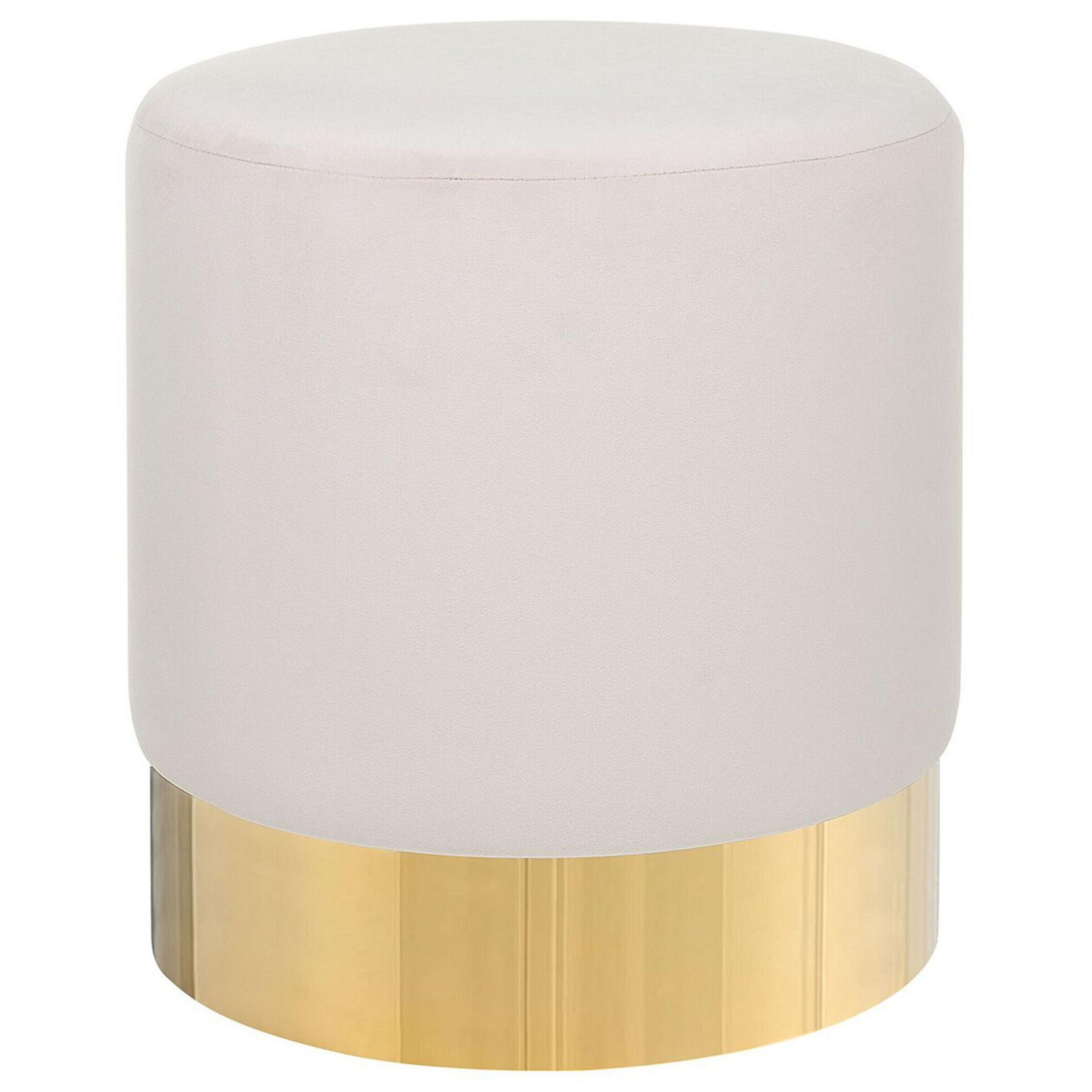 POUF Sophia 39/39/40 cm - Pink, Textil (39/40/39cm) - Beliani