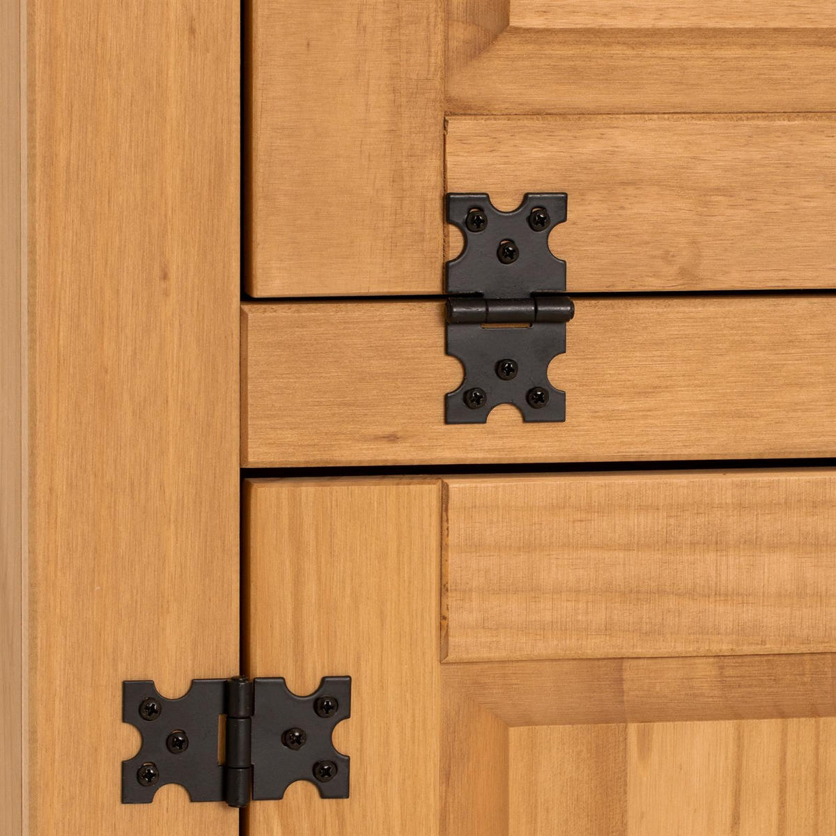 WEINSCHRANK TEQUILA - Kieferfarben, Holz (98/121/40cm) - IDIMEX