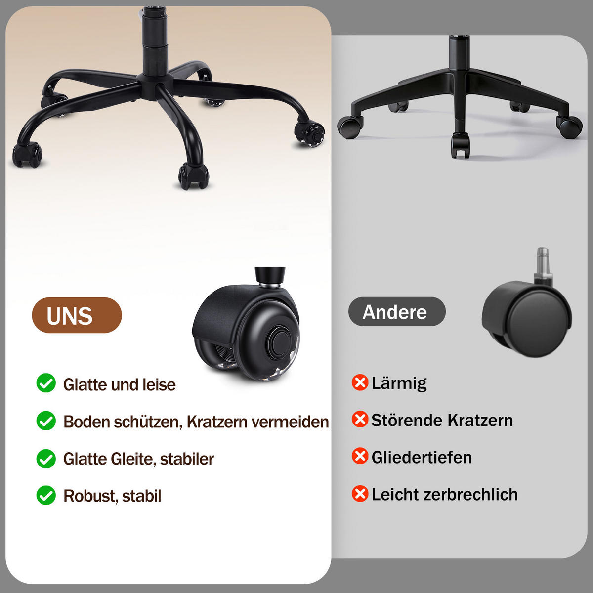 DREHSTUHL DE-41045 mit einziehbaren Fußstütz Creme - Weiß, Metall (67/84/80cm) - ComfortXL