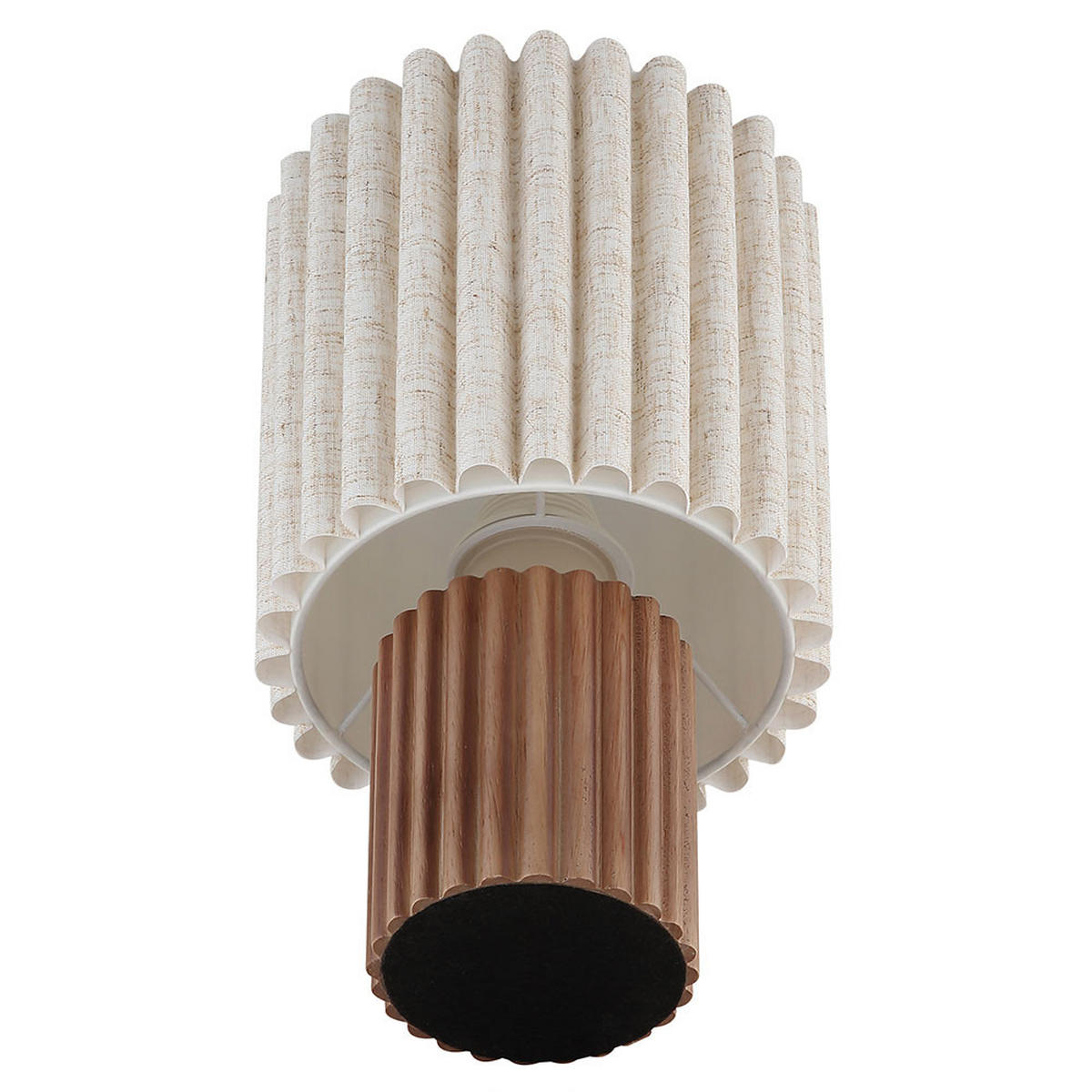 NACHTTISCHLAMPE JANNIE Holz Braun Retro - Braun, Holz (18/18/30cm) - Globo Lighting