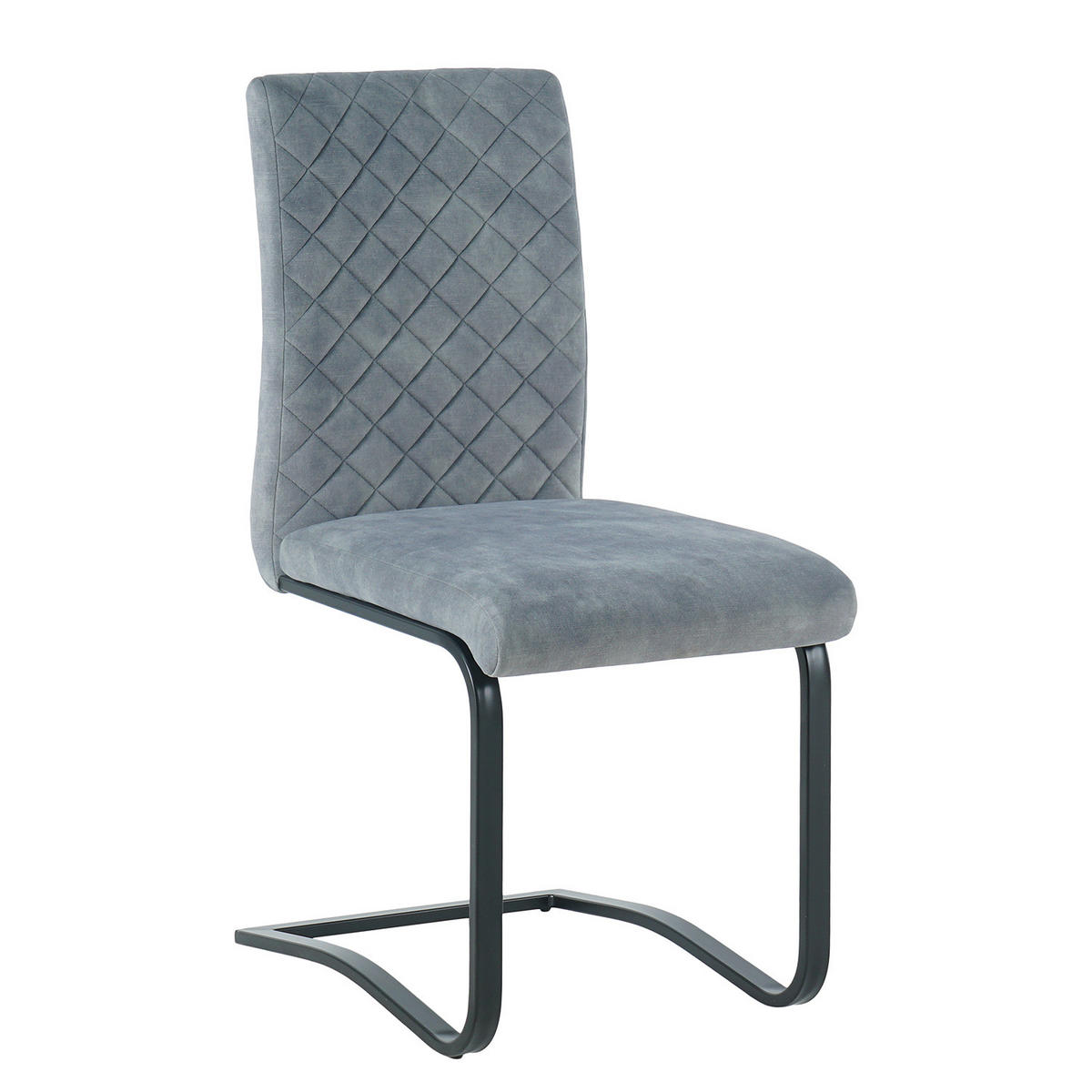 FREISCHWINGER - 2er-Set - Grau, Textil/Metall (41/94/54cm) - home24