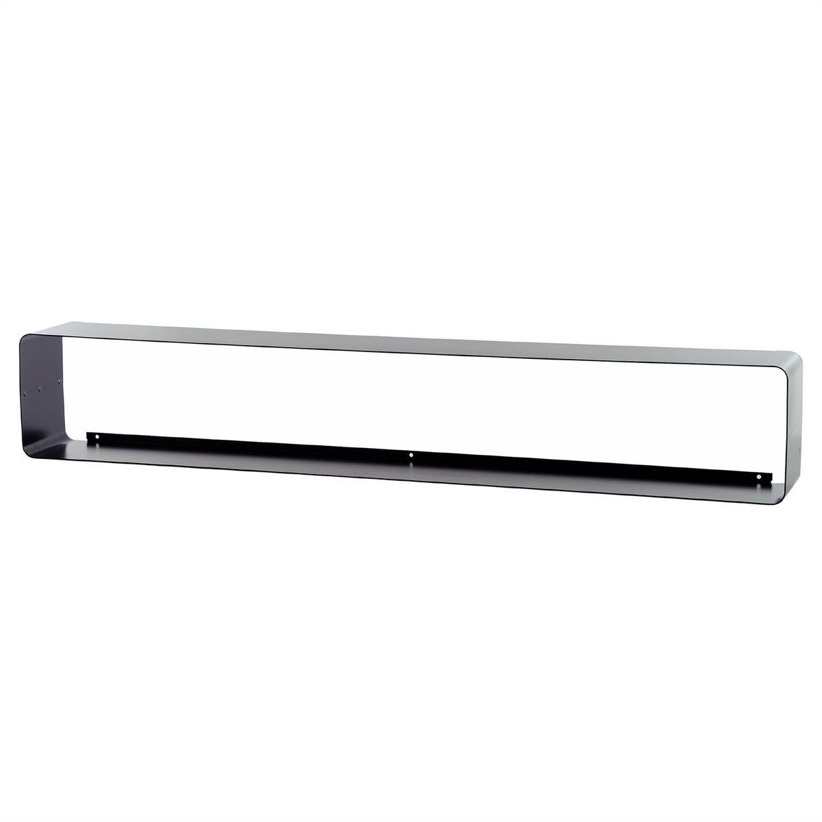 DVD & BLU-RAY REGAL CUBE 120 Metall, Lounge Design schwarz - Schwarz, Metall (120/20/15cm) - DESIGN DELIGHTS