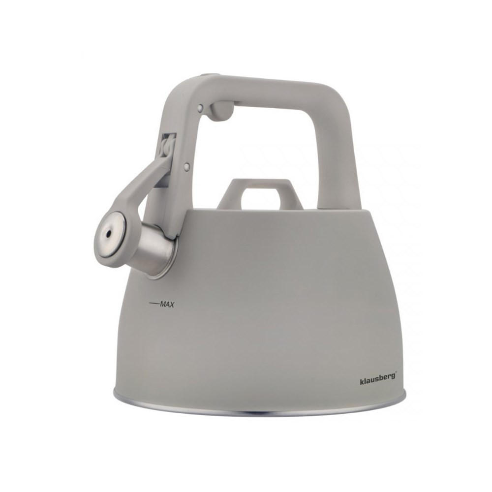 WASSERKESSEL Grau 22/20/22.5 cm KB7916 - Grau, Metall (22cm) - Klausberg 