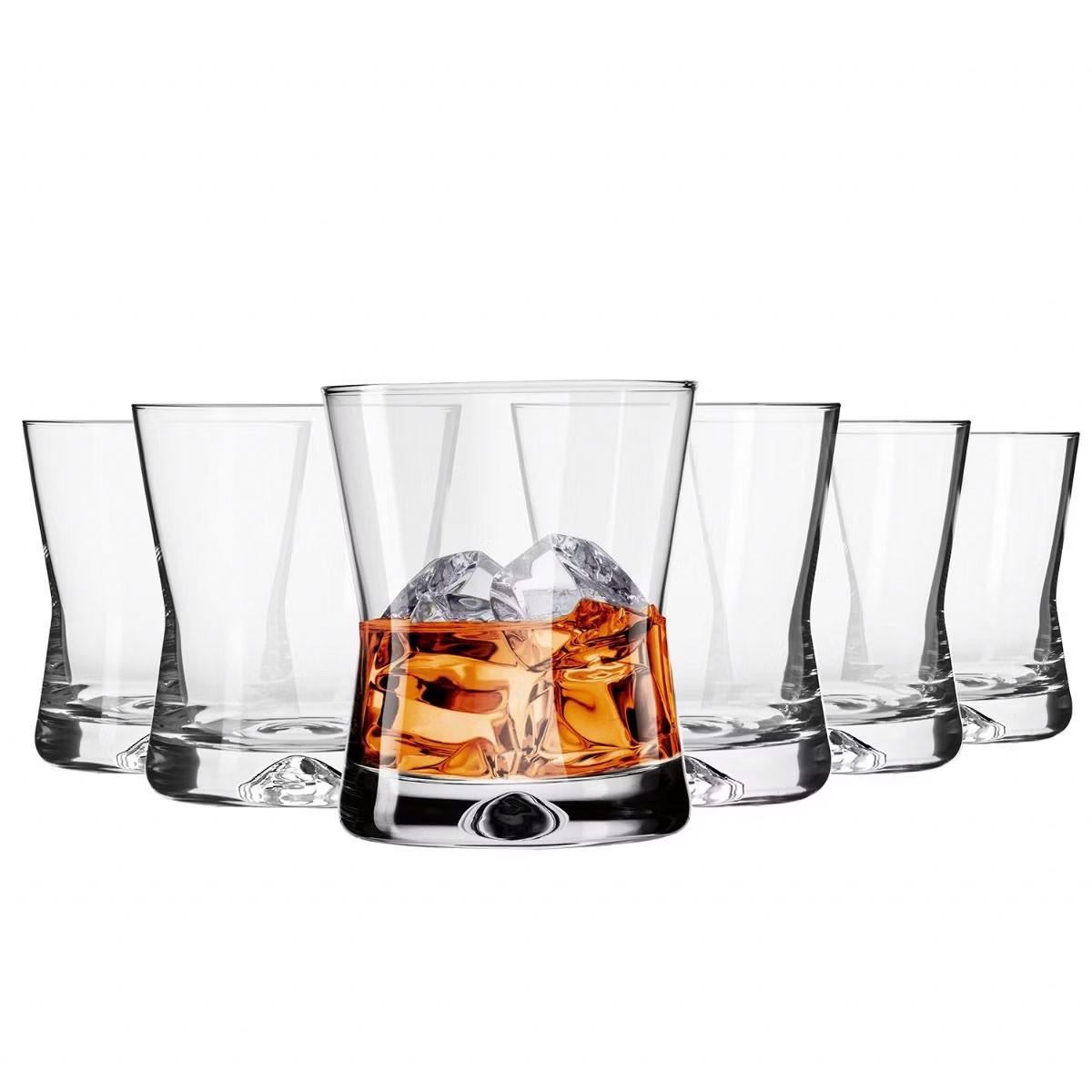 WHISKYGLÄSER X-Line, 6er-Set, 360 ml - Transparent, Glas (0.36L) - Krosno Glass