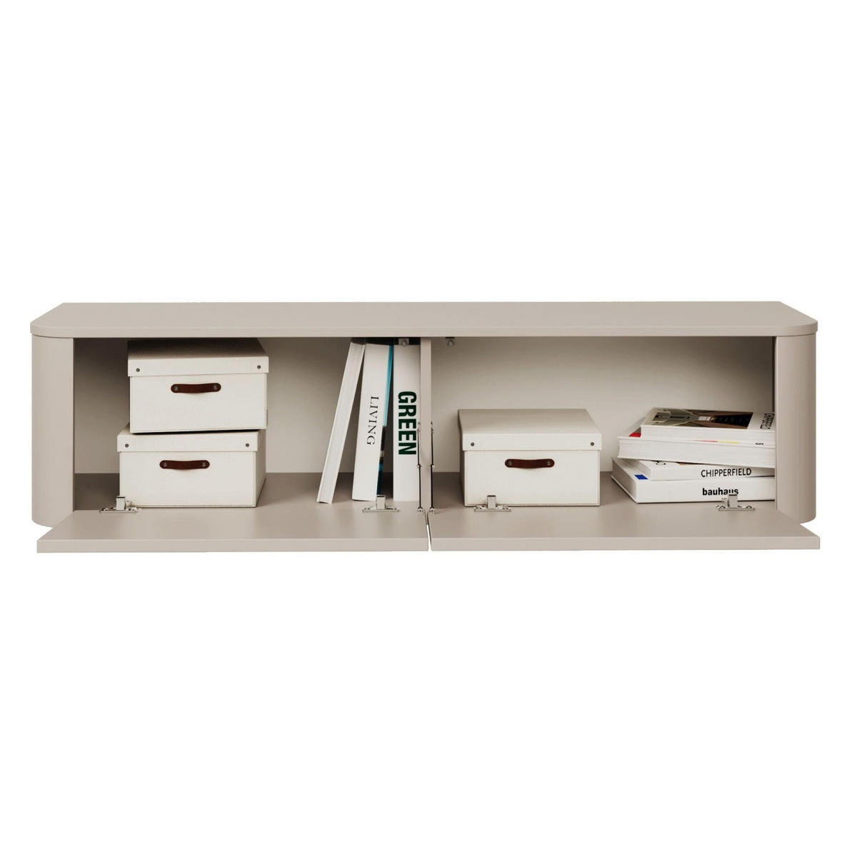 TV-BOARD Luvio Kaschmirgrau hängend oder stehend 140/41/39 cm - Taupe, Holzwerkstoff (140/40.9/39cm) - Selsey
