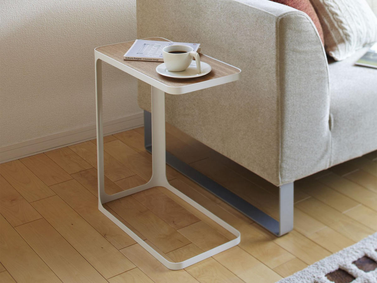 BEISTELLTISCH Frame weiß 24/52/45 cm für Couch und Sofa - Weiß, Metall (45/24/52cm) - Yamazaki