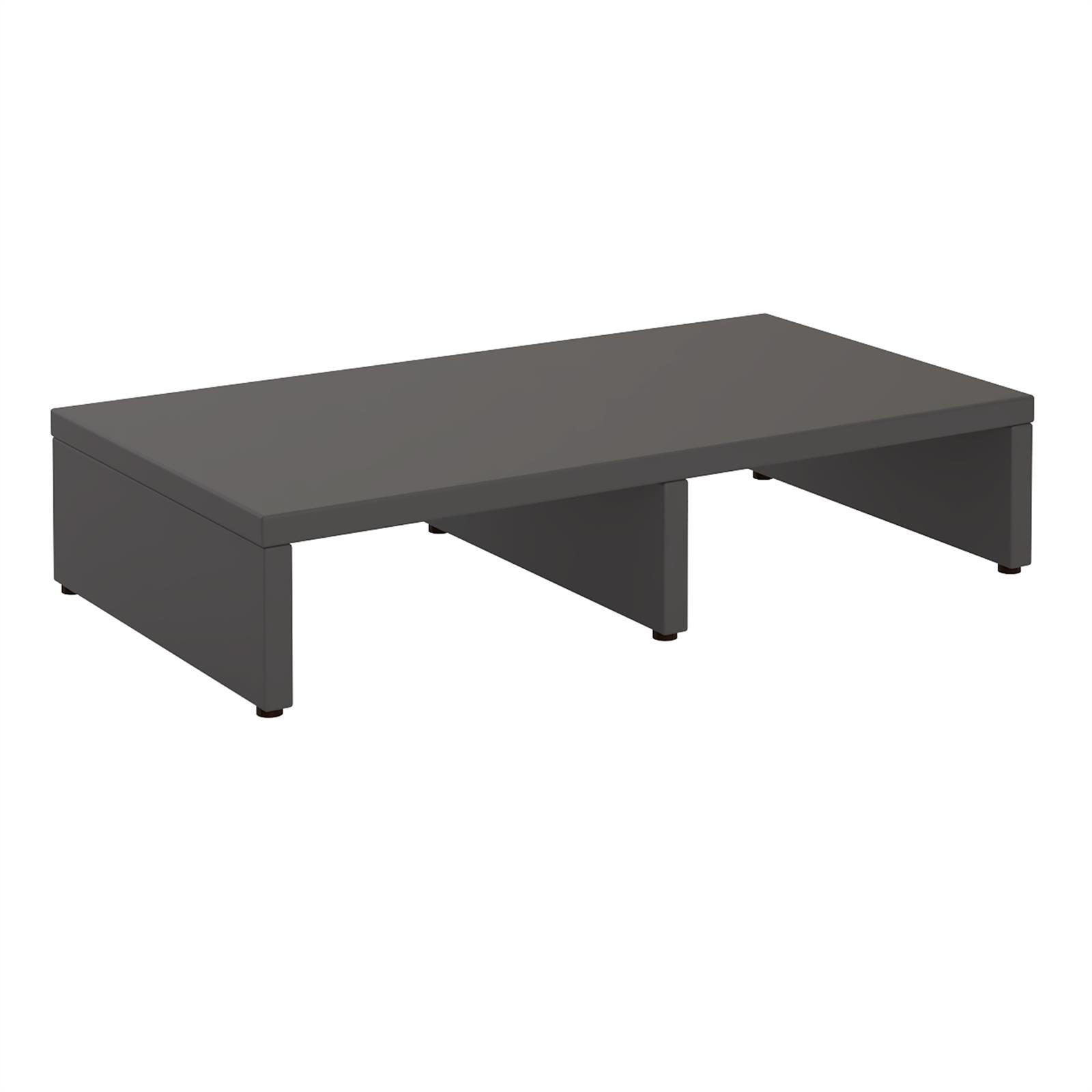 CARO-Möbel Monitorständer Grau 50x10x27 cm