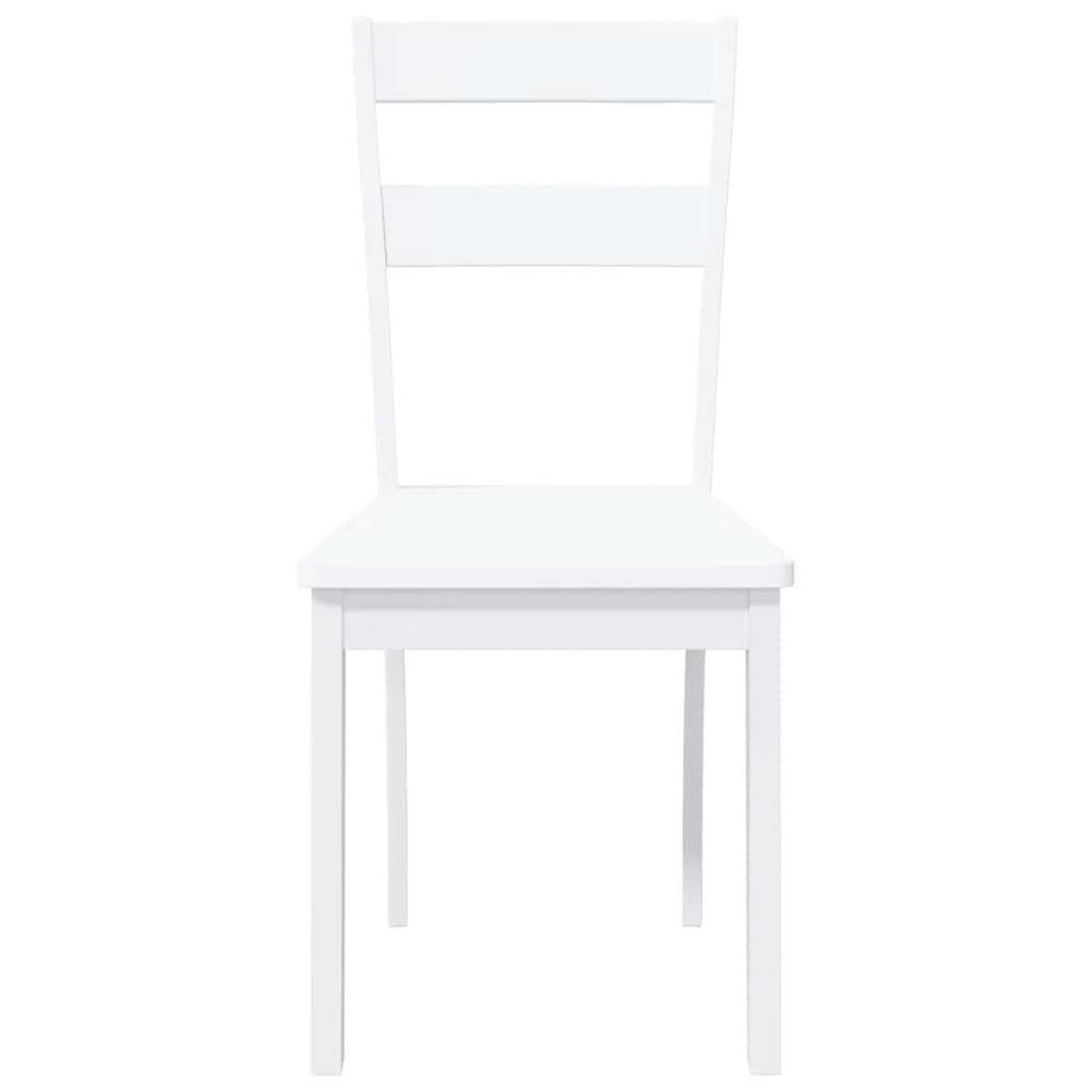 STUHL-SET 2 Stk Ulmenhain 40/89/48 cm - Weiß, Holz (40/89/48cm) - ZMH
