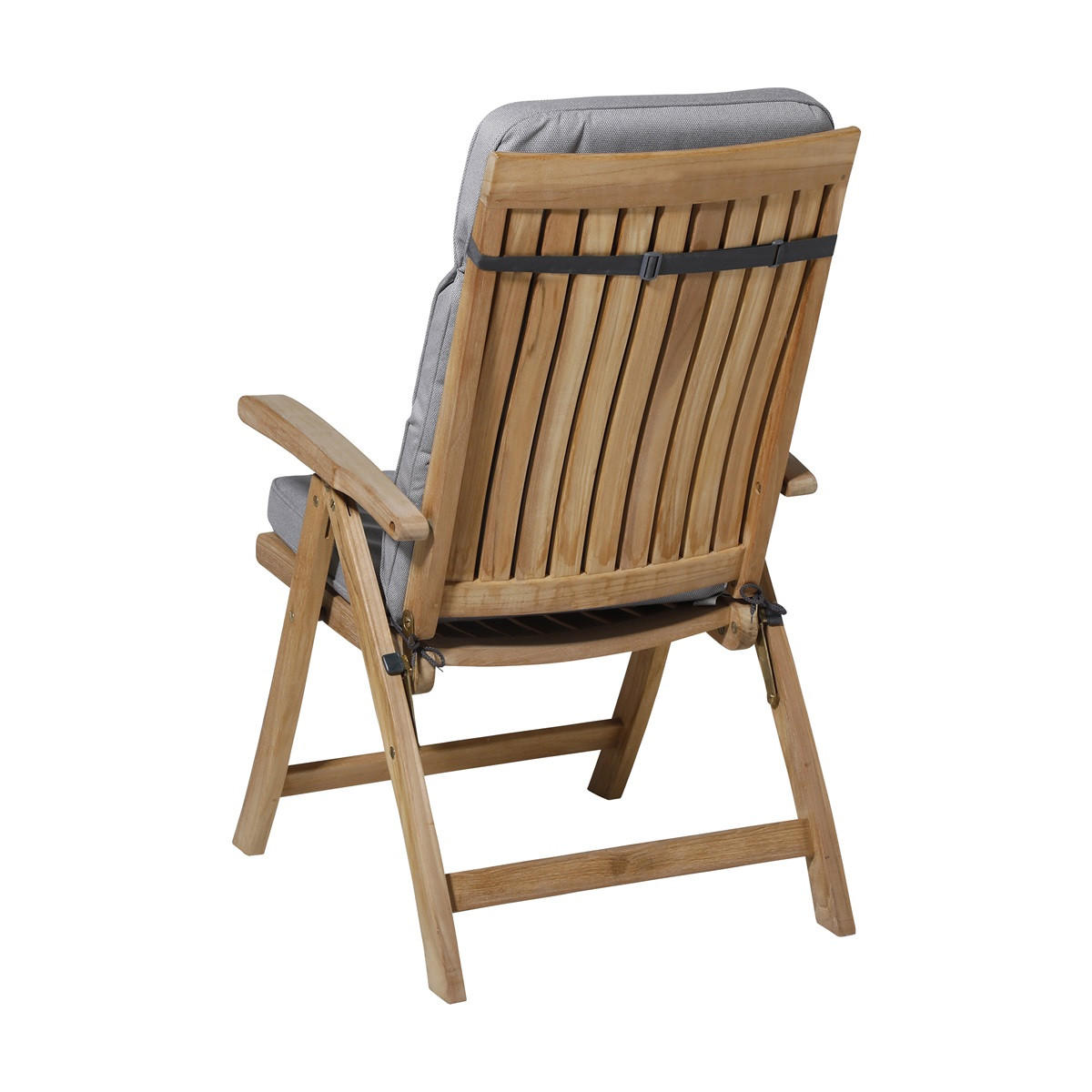 GARTENSTUHLKISSEN Manchester 120/50 cm 2er-Set - Hellgrau, Textil (50/8/120cm) - Madison